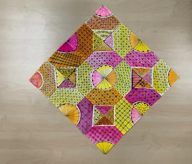 Morgan Hill Tangle Club Meeting — linedotcalmlinedotcalm
